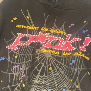 Black Sp5der hoodie Size Medium Mens
